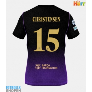 Billiga Barcelona Andreas Christensen #15 Bortatröja 2026-27 Kortärmad